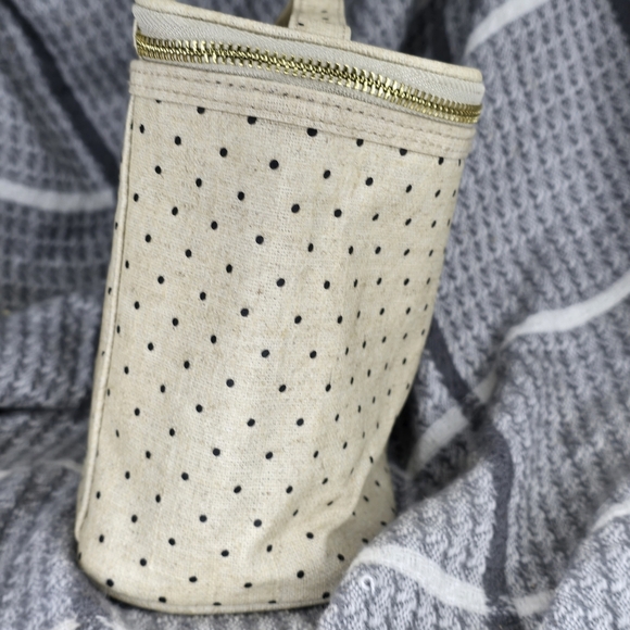 Kate Spade New York Lunch Tote Deco Dots Out To Lunch Insulated Canvas Cream 002 - Picture 4 of 6
